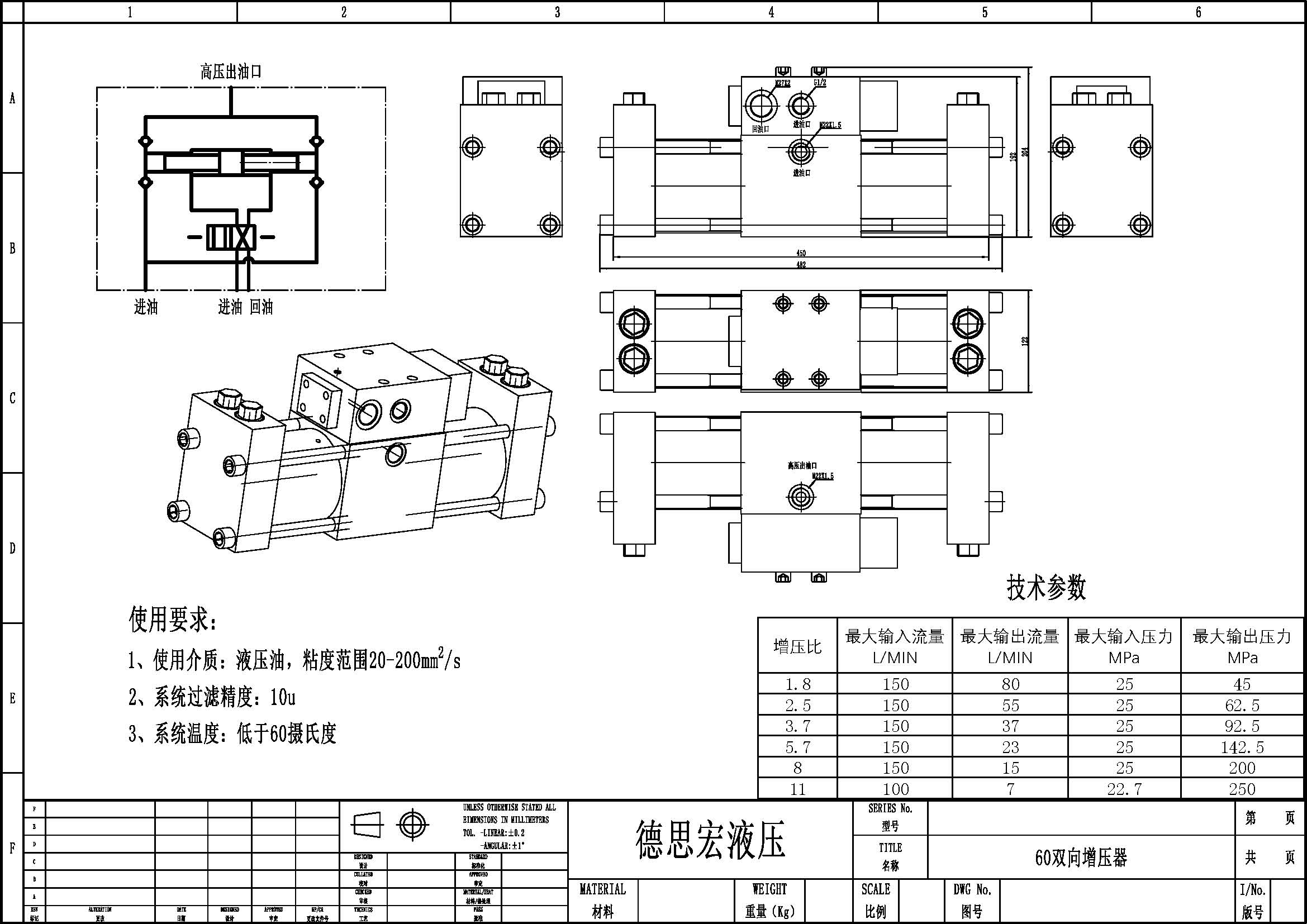 液壓增壓閥，液壓增壓器